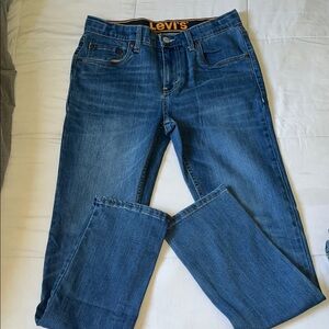 Levi's Blue Straight-Leg Jeans Classic Fit